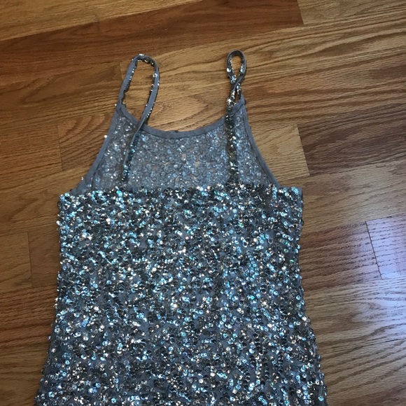 Lapis Sequined tank top - Picture 3 of 5